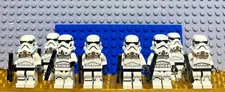 lego star wars stormtrooper minifigures lot of 4 with blasters