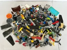 Lego Bulk Lot 2 lbs. 3 oz. Clean Loose Mixed Bricks Parts/Wheels Assorted Pcs.