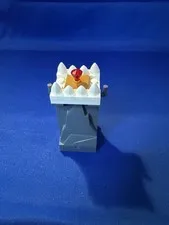 Lego Parts: Self Made Creation Rock Tower With “Jewel” Top