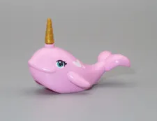 LEGO Whale gold horn bright pink Narwhal heart water Ocean 41381 Valentines