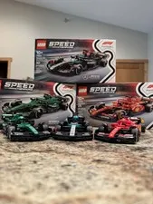 LEGO Speed Champions F1 Lot Race Sets 77242, 77244, 77245. 