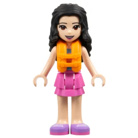 LEGO Friends Emma Minifigure frnd0493 w/ Life Jacket NEW Genuine