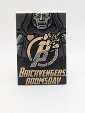 Avengers Doomsday parody Movie Poster Custom printed LEGO brick 2x3 tile