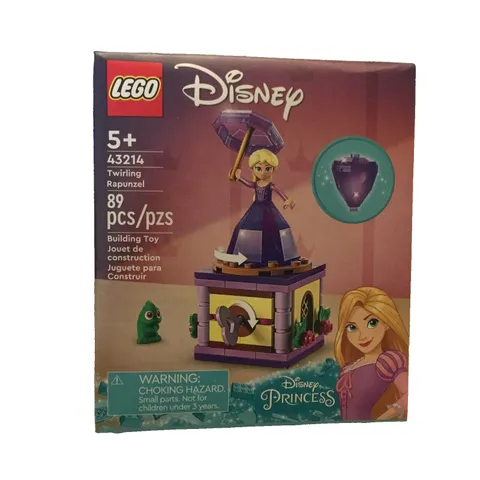 NEW Official Lego Disney Princess Twirling Rapunzel Set #43214 - 89 Pieces