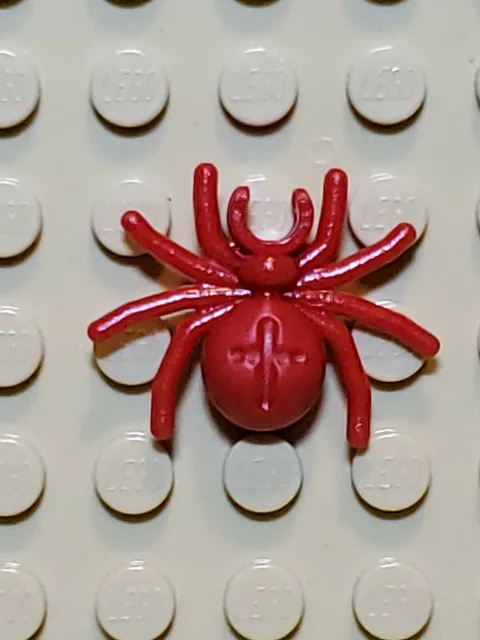 LEGO Spider Red Round Abdomen w/ Clip Land Animal Harry Potter Spider-Man Chima