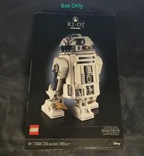 LEGO Star Wars R2-D2 75308 -Box Only- Black Cardboard Display Storage Container