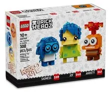 LEGO 40749 Brickheadz Inside Out 2 Joy, Sadness & Anxiety! Rare