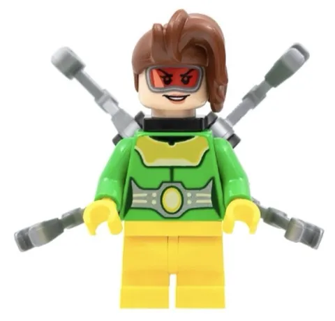 LEGO Doc Ock sh0869 Minifig Minifigure 10789 Spider-Man W/the Gems An Mech Arms