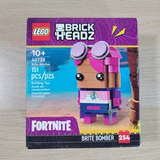 LEGO Brick Headsz 40728 Brite Bomber Fortnite 151 Pieces Building Toy NEW Sealed