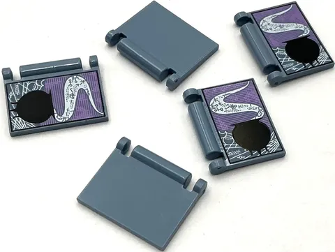 Lego 5 New Sand Blue Minifigure Utensil Book Covers Black Smoking Cauldron Parts