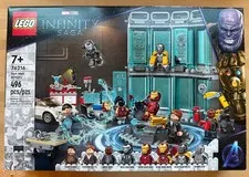 LEGO Marvel The Infinity Saga 76216 Iron Man Armory Set 8 Mini-figs Box Complete
