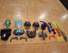 LEGO BIONICLE Bulk Lot Mixed Parts Pieces & Accessories Multicolor Plastic