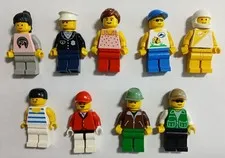 LEGO Vintage Minifigures '90's era, Lot Of 9. Some Hard To Find