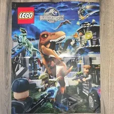 LEGO Jurassic  Tyrannosaurus Rex Escape 16" x 20" World Poster- Promo