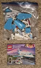 LEGO Heartlake Private Jet 41100 Friends Complete Set, w/ Manual