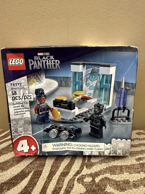 LEGO Black Panther Marvel Shuri's Lab 76212 Ages 4+ 58 Pieces New