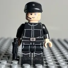 Lego Minifigure Star Wars Imperial Officer 75302 sw1142 Imperial Shuttle 2D