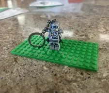 LEGO Ninjago Titanium Zane Keychain 851352 Tournament of Elements Rare Ninja