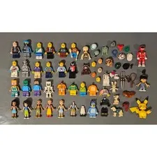 Lego Minifigure Bundle Lego CITY Ninjago Minecraft Disney w heads hats animals