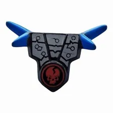 LEGO Black Minifigure Armor Breastplate with Shoulder Spikes