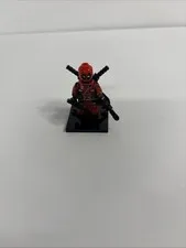 LEGO Marvel Super Heroes Custom Deadpool Minifigure With Weapons