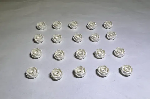 Lego Lot Of 20 White Roses Rose Flower Flowers Plant Plants City Friends New