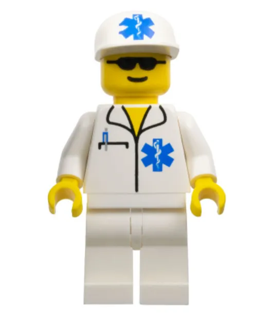 LEGO Town Minifigure Doctor doc010 6666 3350