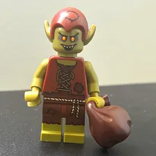 LEGO Minifigures Series 13 Goblin Minifigure w/ Sack Bag - Fantasy Plastic