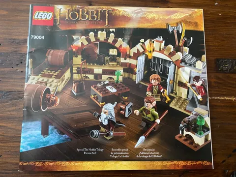 Lego The Hobbit BARREL ESCAPE 79004 *INSTRUCTIONS ONLY*