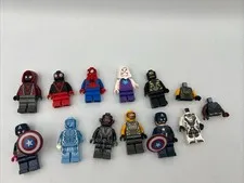 Lego Super Heroes Minifigures Lot and Accessories (10) Lot A
