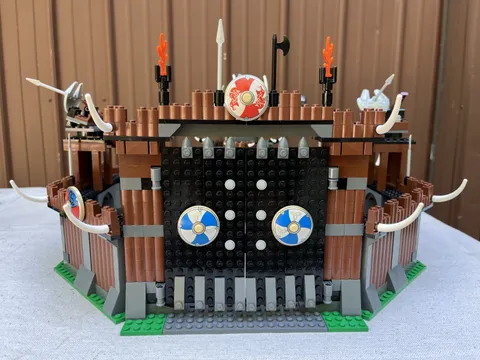LEGO Vikings: Viking Fortress Against the Fafnir Dragon (7019)