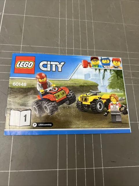 VINTAGE TOY LEGO MANUAL INSTRUCTIONS BOOKLET ART CITY 60148