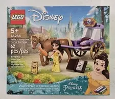 Lego Disney Princess Bell Horse Carriage 43233 Building Kit 62 Pcs New
