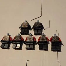 LEGO Kingdom Dragon Knight Torso 7ct No Head Or Accessories. Red Arms On Most.