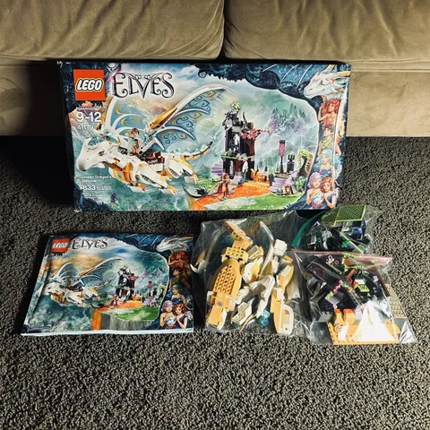 LEGO Elves: Queen Dragon's Rescue (41179) in Box with Manual - 95% Complete