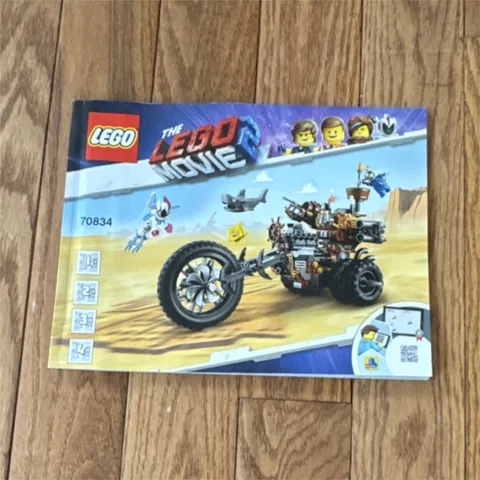 LEGO The LEGO Movie 70834 Illustrated Instruction Manual Booklet