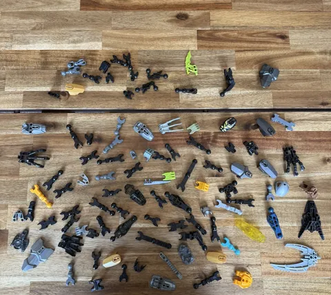 LEGO BIONICLE Hero Factory Bulk Lot of 100 Parts & Pieces - SEE PICTURES AS IS