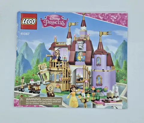 Lego Disney Princess Belle's Castle 41067 Instructions Manual Booklet Only