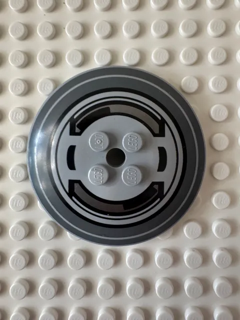 LEGO Dish 6 x 6 Inverted (Radar) - Solid Studs with SW AT-TE Pattern 44375bpb01