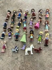 21) LEGO Friends Minifigures LOT Girl Princess Accessories And More