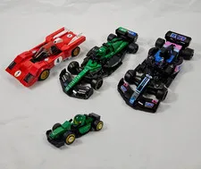 LEGO Speed Champions Lot 76906, 77248, 77245, 71049 F1 Ferrari Cars Aston Martin