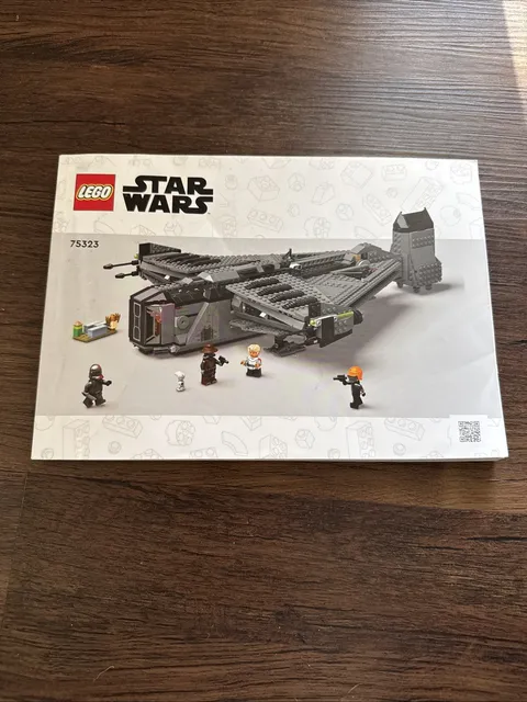 LEGO Star Wars 75323 The Justifier Build Instruction Manual Book NO BRICKS & FIG