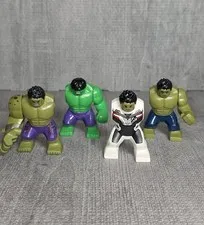Lego Hulk Minifigure Blue Pants Avenger Marvel Super Heroes Bundle Lot Read