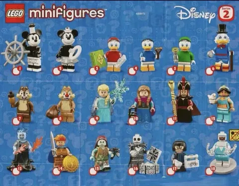 LEGO 71024 Disney Series 2 – Complete Set of 18 Minifigures