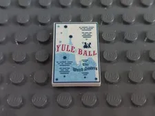 Lego 75981 - 2 x 3 Tile Yule Ball Poster - Used