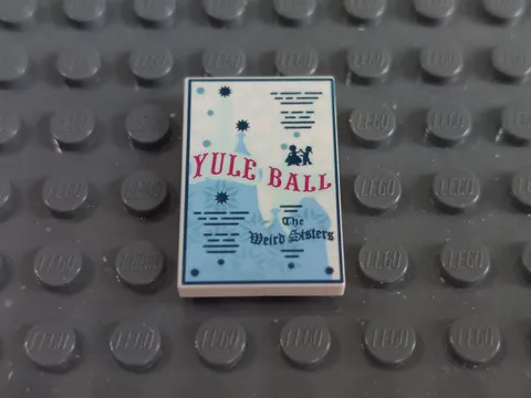 Lego 75981 - 2 x 3 Tile Yule Ball Poster - Used