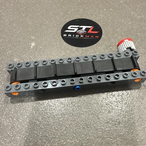 LEGO Technic Construction Conveyor Belt. Grey and Black
