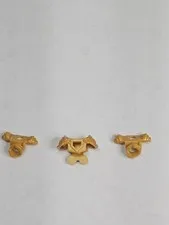 LEGO MINIFIGURE 3 ARMOR SHOULDER COLOR GOLD
