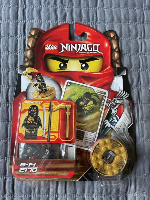 LEGO NINJAGO Cole DX 2170 Spinjitzu Spinner Minifigure 2011 SEALED NEW