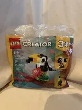 LEGO Creator 3-in-1: Tropical Toucan (30688) Building Toy Polybag, 59 Pieces